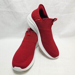 Skechers Ultra Flex 3.0 Smooth Step Hands Free Slip-ins Burgundy 232450 Mens 8